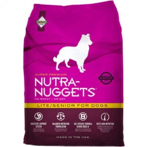Nutra nuggets lite/senior for dogs