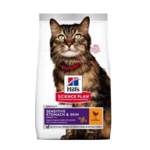 Hills Cat Adult Sensitive Stomach & Skin 3,5lb
